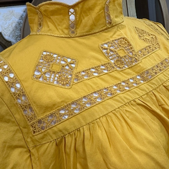 Free People Yellow Women's Top size Small - Picture 4 of 9